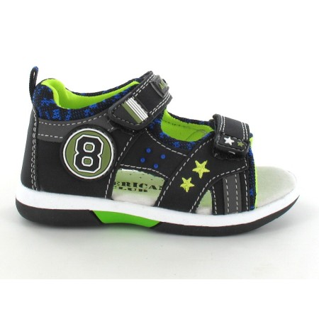 American Club Sandals DR1421-BKL